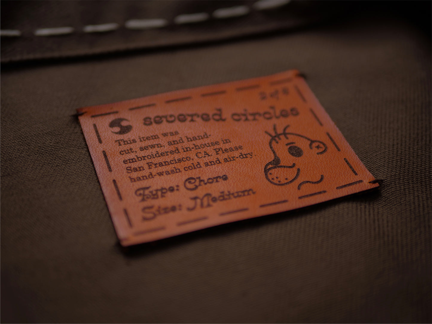 chore jacket - brown