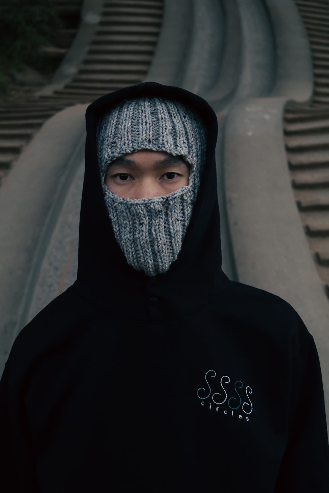 black jazz club hoodie lookbook