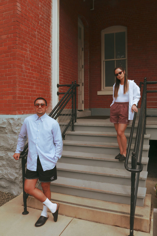 blanket shorts lookbook