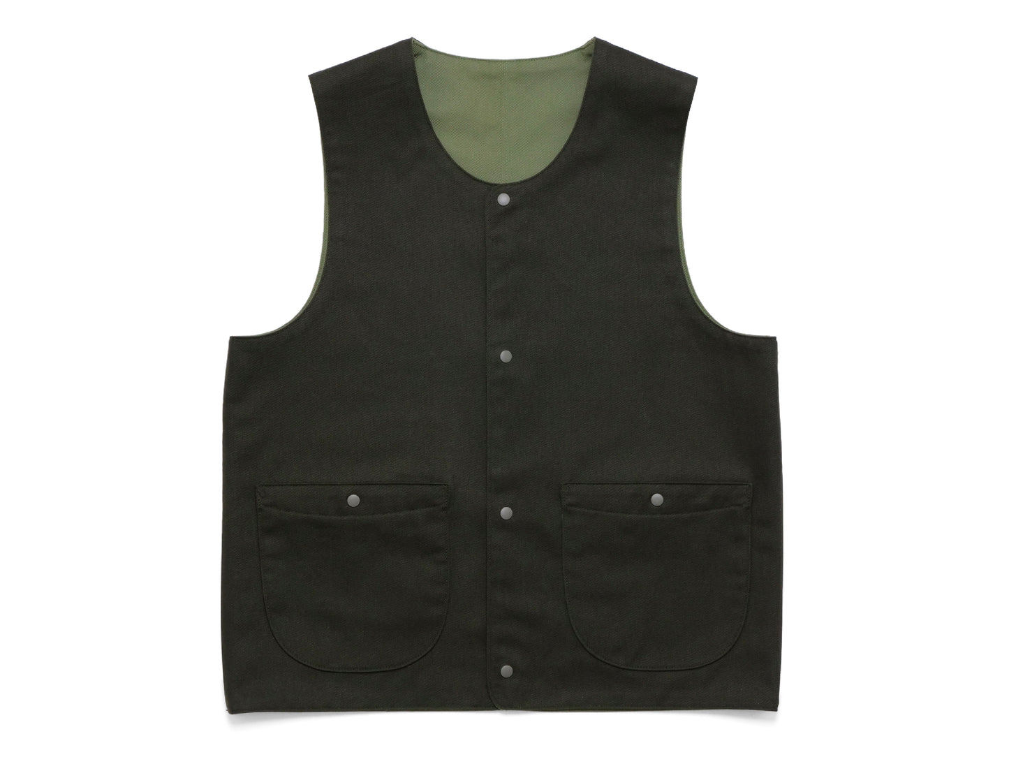 two-way vest - jalapeño/nori