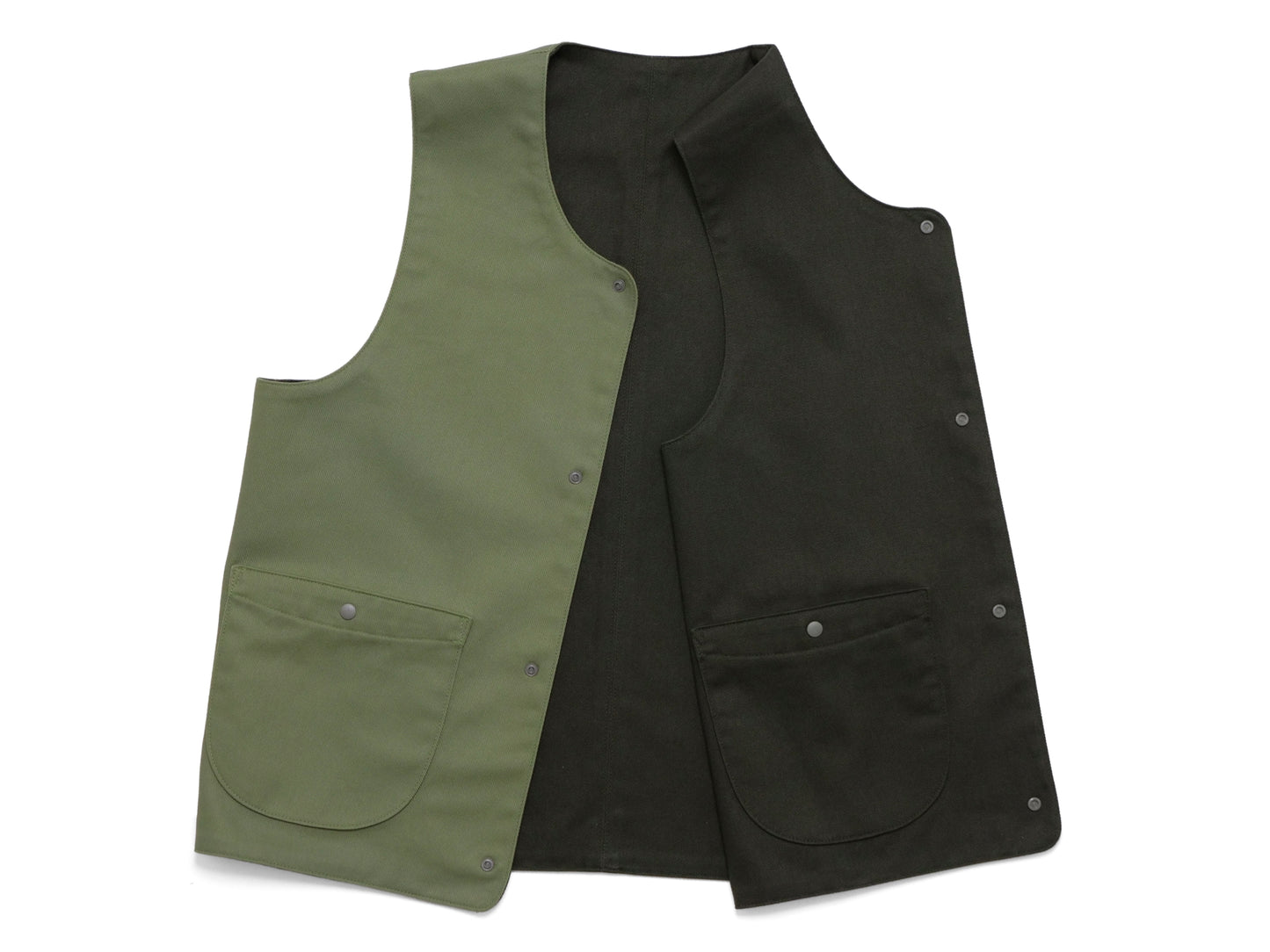 two-way vest - jalapeño/nori