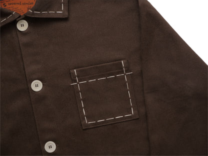 chore jacket - brown