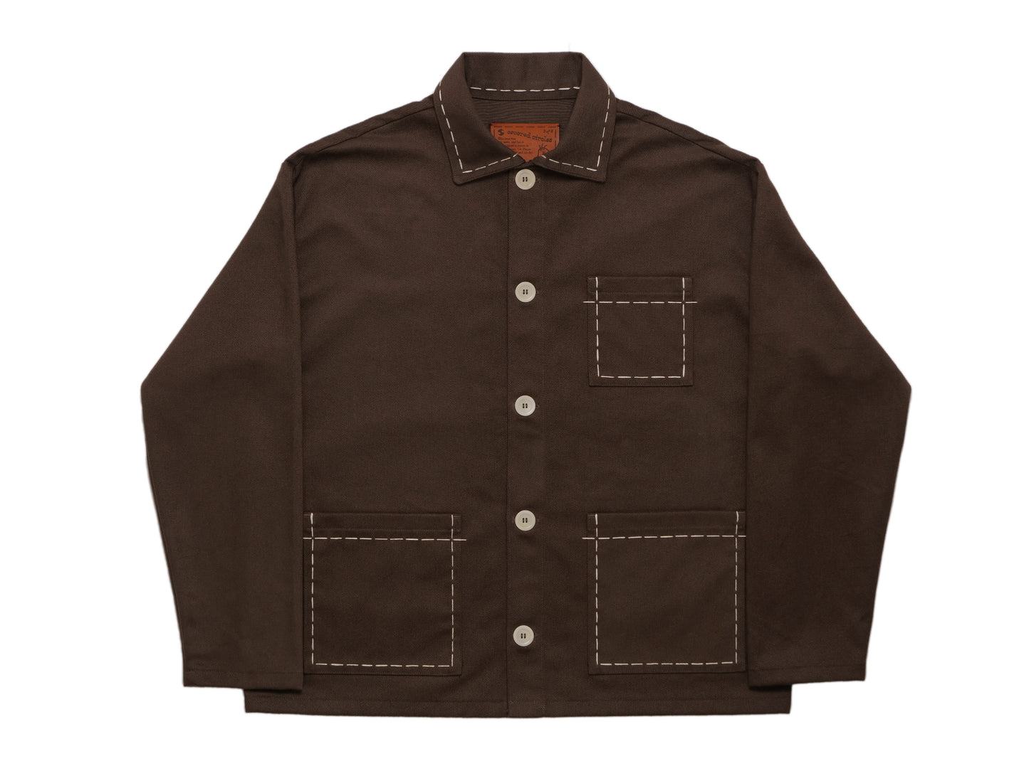 chore jacket - brown