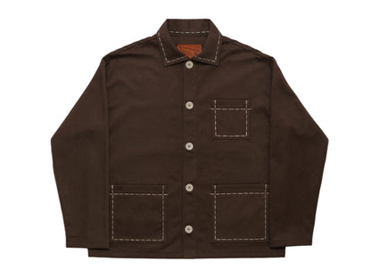 chore jacket - brown