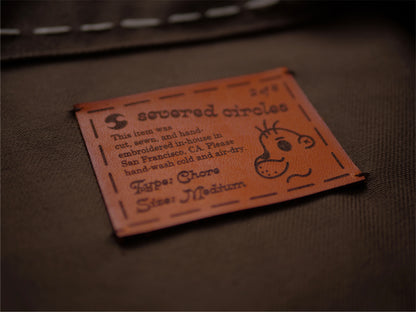 chore jacket - brown