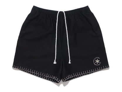 blanket shorts - black
