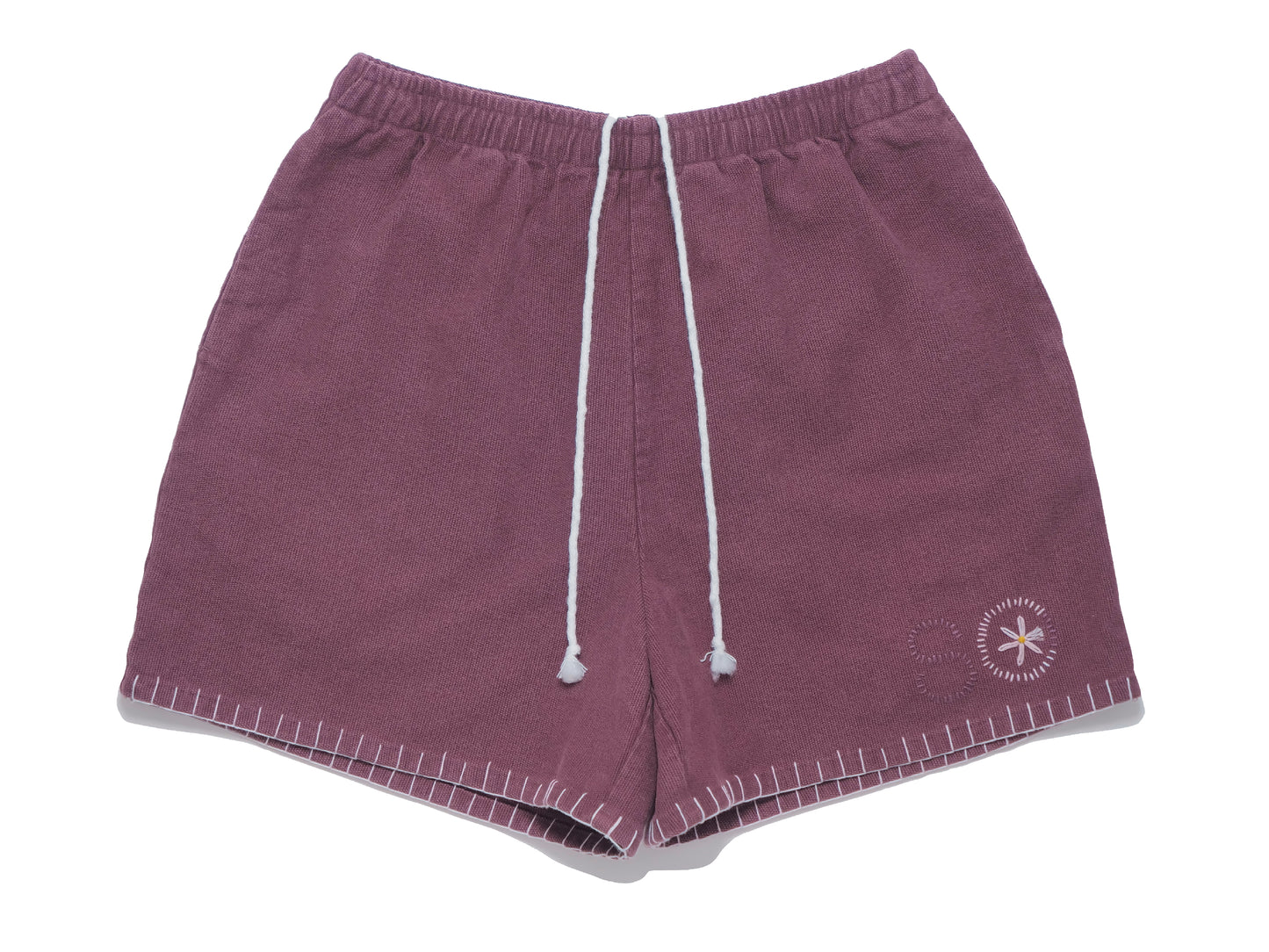 blanket shorts - mulberry