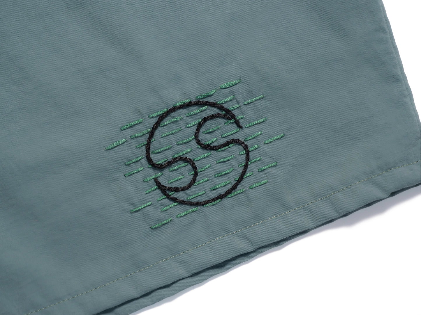 hiking shorts - seafoam
