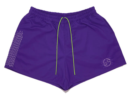 hiking shorts - purple