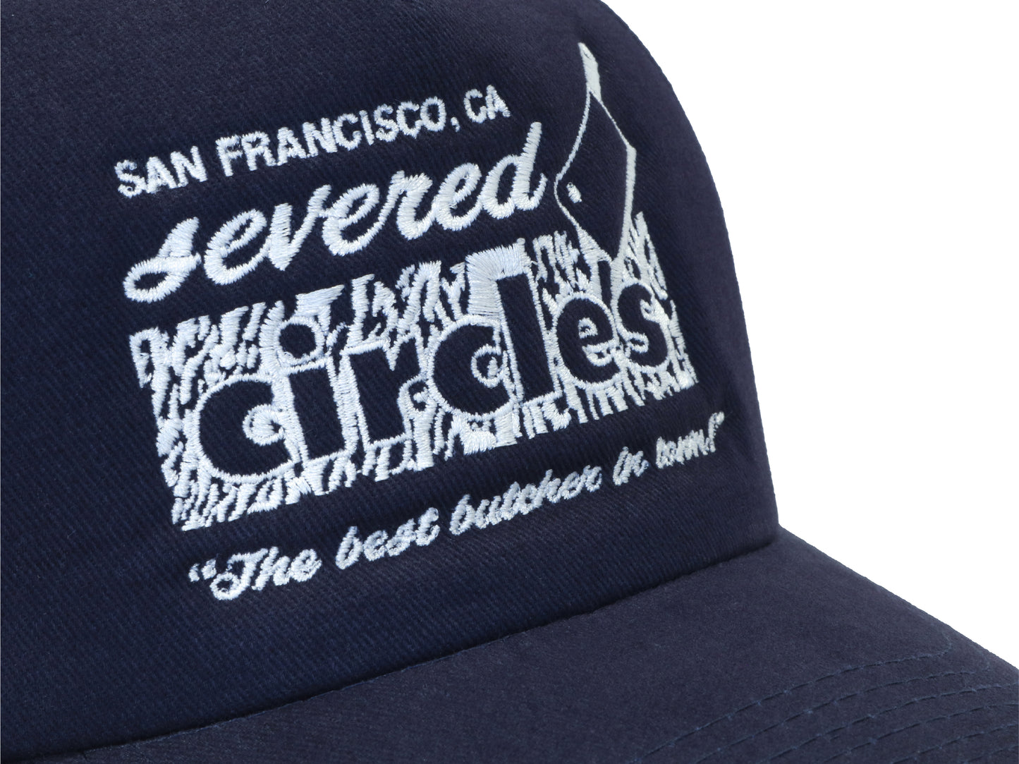 butcher hat - navy